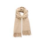 VIVIWELL вязаный шарф унисекс, Бежевый - фото 8