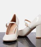 Кожаные лоферы Gianvito Rossi, Offwhite - фото 5