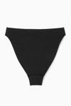 Трусики бикини с глубоким вырезом COS, черный - фото 5