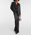 Юбка макси из атласа GIUSEPPE DI MORABITO, черный - фото 2