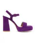 Замшевые сандалии A. Bocca, фиолетовый - фото 2