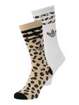 Носки ADIDAS ORIGINALS Leopard Crew 2 Pairs, Beige - фото