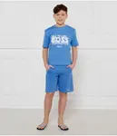 Футболка Regular fit Boss Kidswear, синий - фото 2