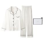 MEITENG Women Pajama set, C23015 Женский белый - фото 6