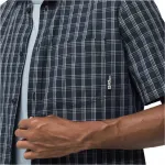 Рубашка с коротким рукавом Jack Wolfskin Hot Springs, синий - фото 4