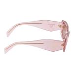 PRADA Квадратные солнцезащитные очки унисекс розовые, Pink - фото 4