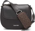 Сумка-кроссбоди Calvin Klein Bella Novelty, Black/Silver Multi - фото