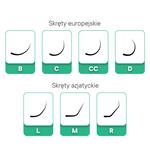 Ресницы Rarity Dark Brown D, 0.10, 8 мм - фото 2