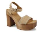 Сандалии Candie's Michell Platform Sandal, Natural Beige Suede - фото