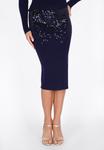 Юбка faina Pencil skirt, Navy/Dark Blue - фото
