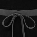 Платье с длинными рукавами женское черное Saint Laurent - фото 3