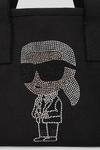 Сумка IKON RHINESTONE Karl Lagerfeld, черный - фото 4