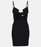 Мини-платье из крепа Nensi Dojaka, черный - фото