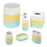 Держатель для зубных щеток IZOD Clubhouse Stripe, цвет Aqua - фото 2