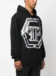 Худи с логотипом Philipp Plein, черный - фото 3
