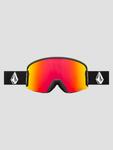 Очки для сноуборда Volcom Garden 2 Matte Black Goggle, red chrome - фото 2