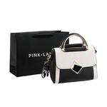 Сумка PINK·LAND, зелёно-белая - фото