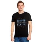 Футболка Captain Marvel - Higher Better Faster черная - фото