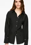 Блузка на пуговицах Arket, Black - фото 4
