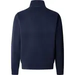 Свитер Hackett New Double half zip, синий - фото 4