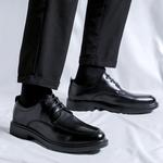 Чёрные классические туфли SHUPATE для мужчин - фото 4