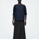 COS Рубашка Women's Navy Blue - фото 4