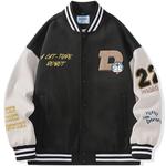 Бейсбольная куртка унисекс Doraemon, черная (съемный капюшон) - фото 2