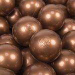 KiddyMoon Мячи пластиковые 7см медь 700 Игрушка набор шариков - фото