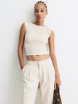 Топ Pull&Bear Pull&Bear , Sand - фото 2
