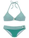 Комплект бикини JETTE, цвет grün/weiß - фото