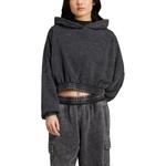 Adidas Originals Кроп худи свитшот women's black - фото 4