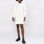 Женское платье с длинными рукавами белое Alexander McQueen - фото 3