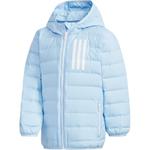 Пуховик Bright Blue/White для подростков Adidas, синий/белый - фото 3