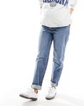 Голубые джинсы свободного кроя ASOS DESIGN Maternity - фото 3