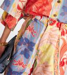 Джинсовые шорты с принтом Etro, Print On White Base - фото 4