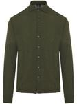 Рубашка на пуговицах Barba, зеленый - фото