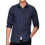 Tommy Hilfiger Мужская рубашка Navy Blue - фото