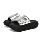Шлепанцы и сланцы DAPHNE Slide Slippers Women's, серебряный - фото 4