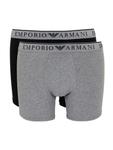 Боксеры Emporio Armani, Mottled Grey/Mottled Black - фото