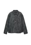 Куртка PULL&BEAR EFFECT WITH WASHED FINISH, Dark Grey - фото 7