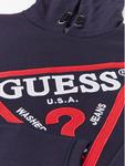 Толстовка оверсайз Guess, синий - фото 2