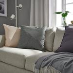 Подушка Ikea Profetblomma, 50х50 см, антрацит - фото 2