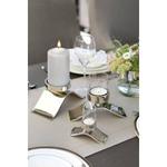 Подсвечник Fink Wave, серебряный - фото 4