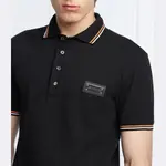 Рубашка-Поло прямого кроя досада Les Hommes, черный - фото 4