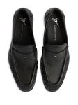 Giuseppe Zanotti лоферы Weeston с овальным носком, черный - фото 4