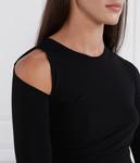 Платье женское Pinko облегающего кроя из вискозы мини, черный - фото 4