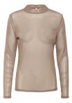 Блуза Saint Tropez DELILASZ LS BLOUSE, Pine Bark/Cognac - фото 5