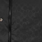 Пуховик женский черный Coach - фото 5