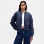 GAP Пуховик Women's, Washed Black - фото 7