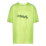 Футболка graphic arrows print oversize Off-White, зеленый - фото